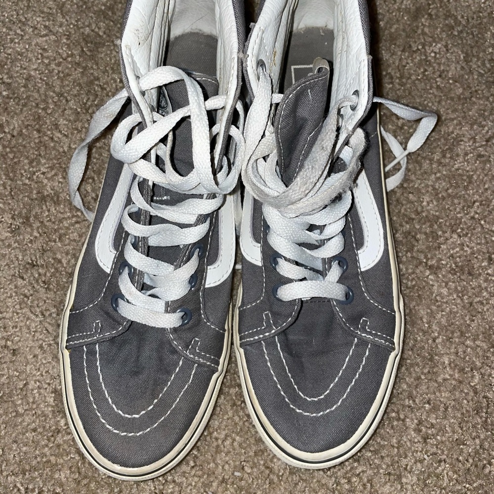 Grey High-Top Vans